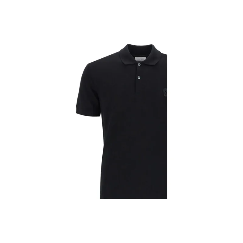 Alexander McQueen Polo Shirts Men Black-4