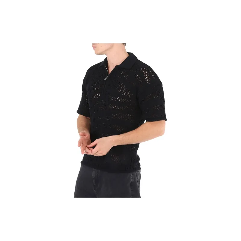Roberto Cavalli Polo Shirts Men Black-4