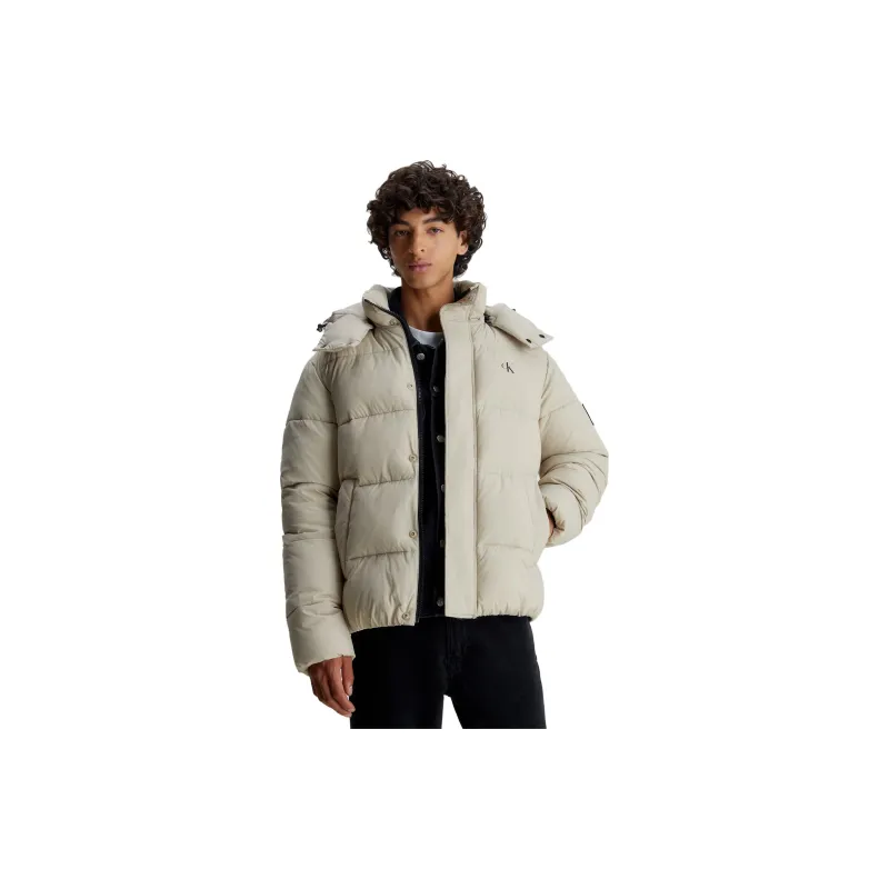 CALVIN KLEIN Puffer Jacket Men's Taupe-1