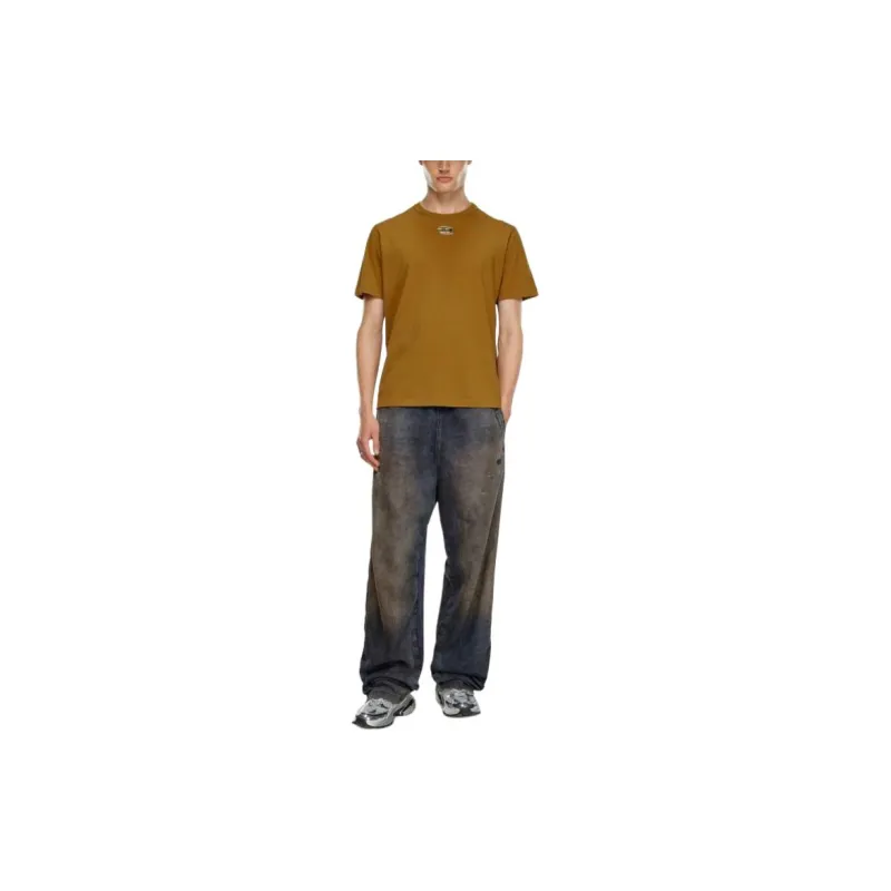 DIESEL T Just Od Logo Plaque T Shirt-2