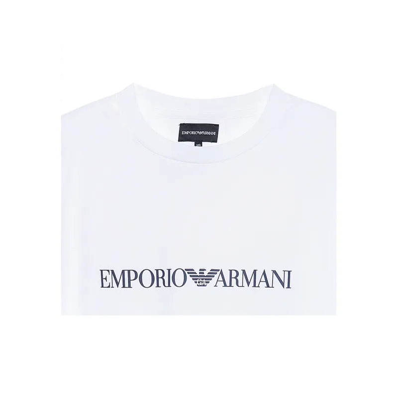 EMPORIO ARMANI Logo Printed Crewneck T Shirt-7