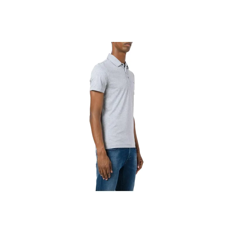 MICHAEL KORS Logo Plaque Polo Shirt-3