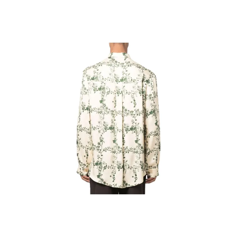 NANUSHKA Floral-print Long-sleeve Shirt-2