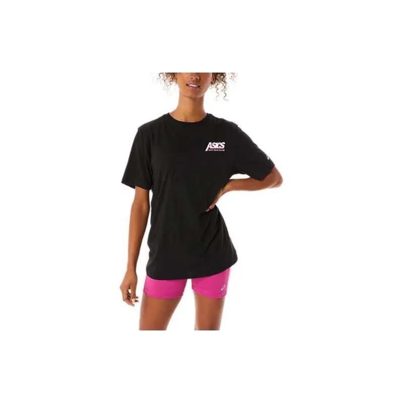 Asics Unisex Short Sleeve T-Shirts Unisex Black-1