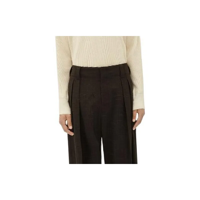 Bottega Veneta Criss Cross Pleated Pants-4