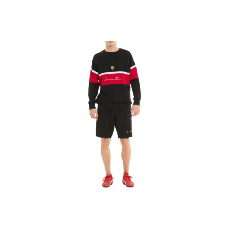 PUMA x Ferrari Sweatshirt Men's Black & Red-4