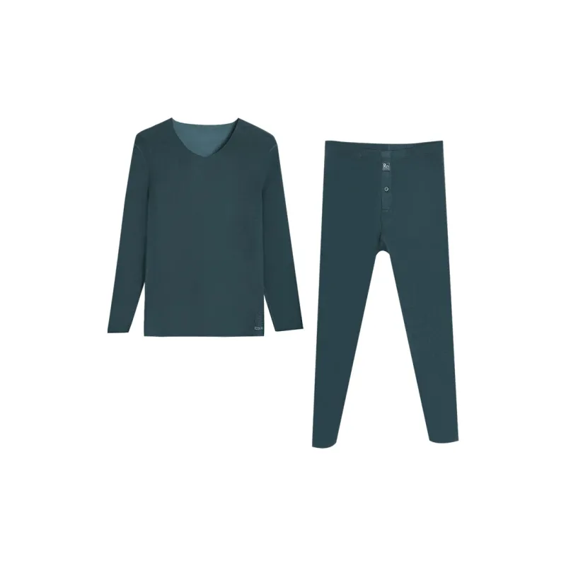 Red bean Men Thermal Sets-1