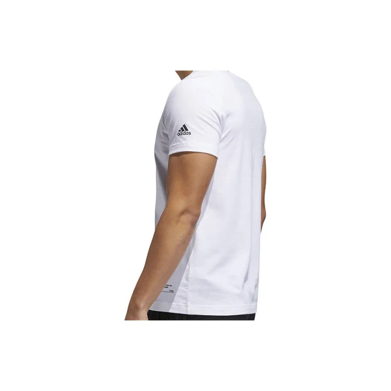 Adidas T Shirts Men White-3