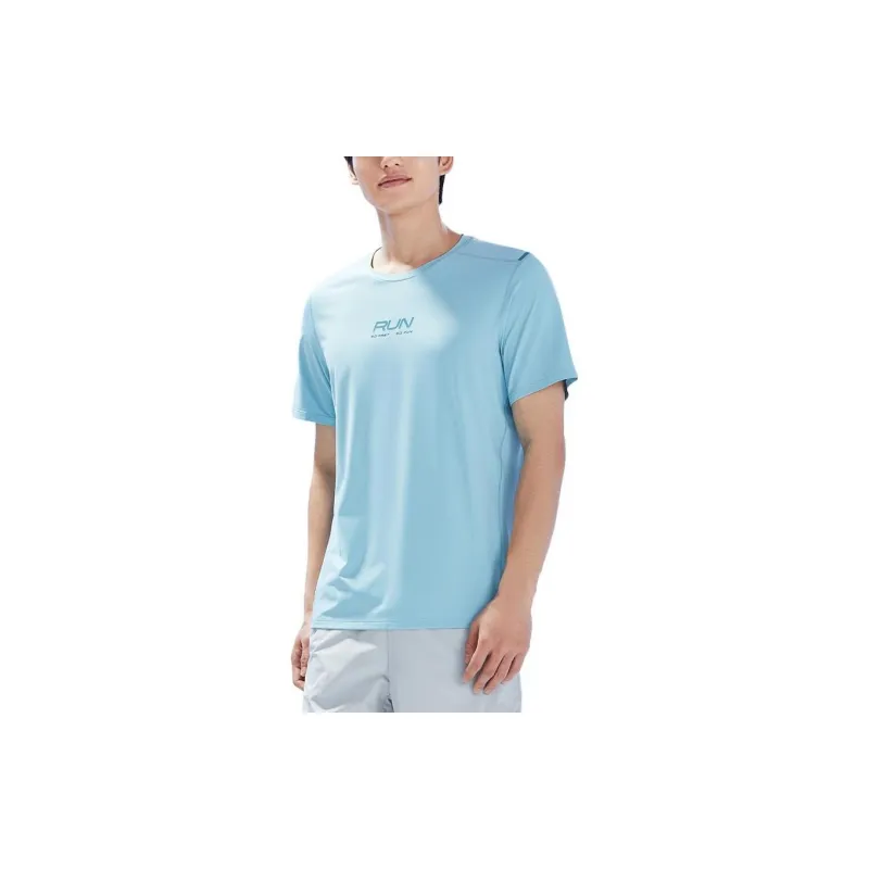 ANTA T Shirts Men Sky Smoke Blue-2