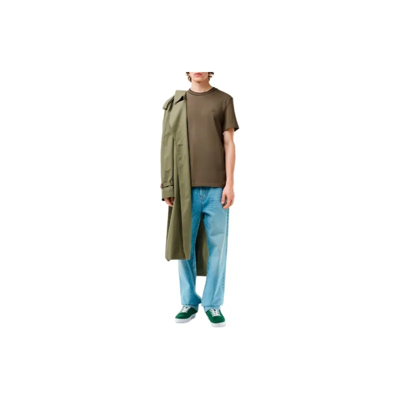LACOSTE T Shirt Men's Khaki Brown-1