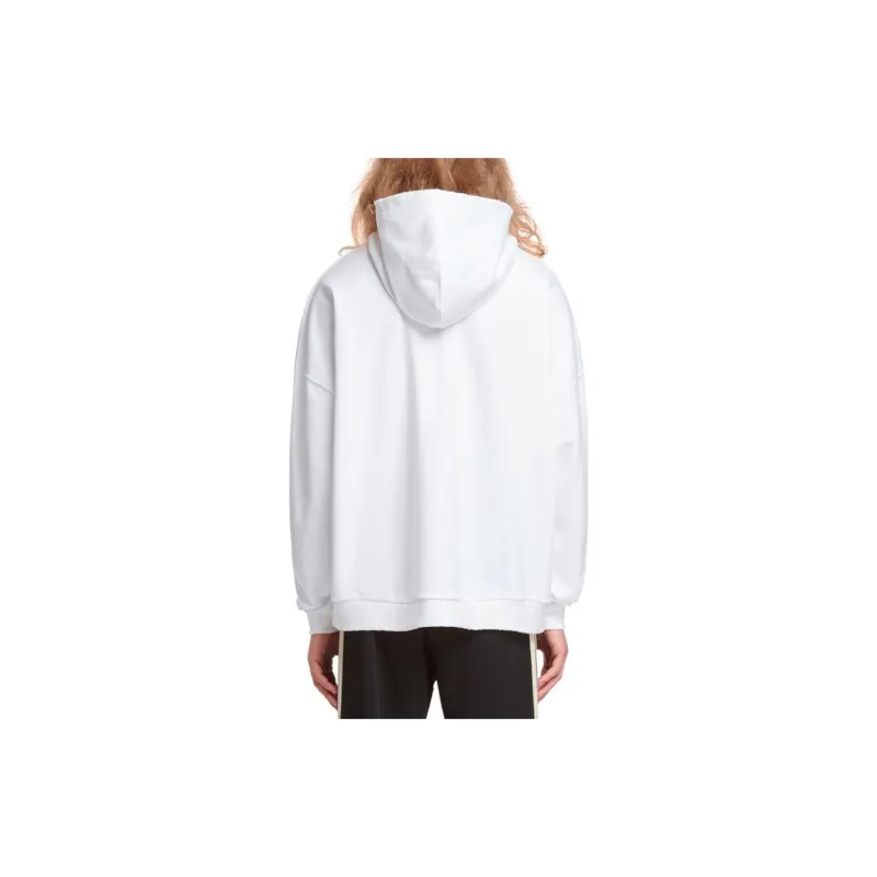 PALM ANGELS Monogram Embroidered Cotton Hoodie-2