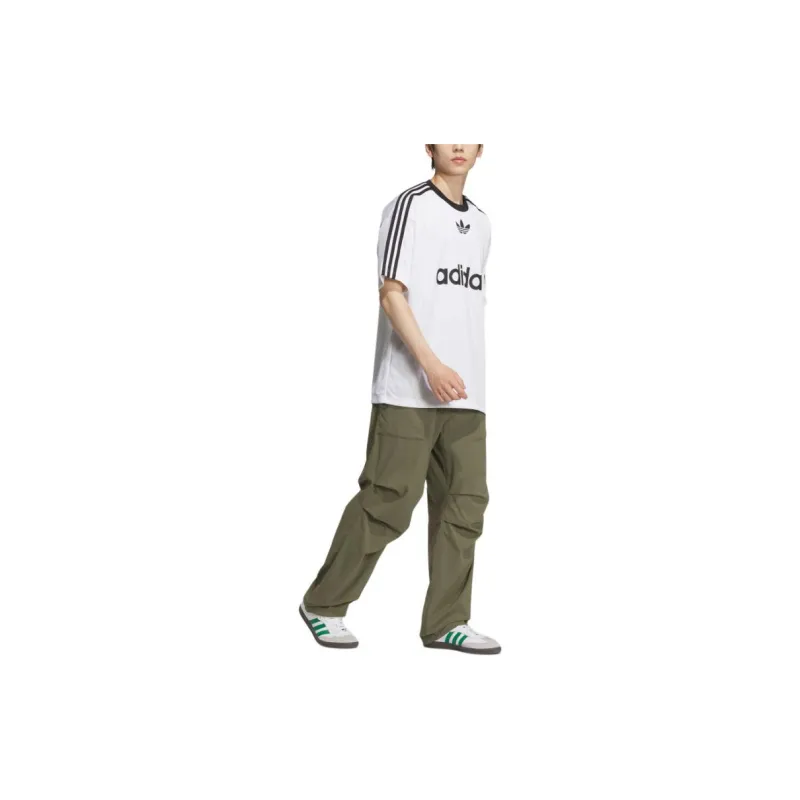 Adidas CITY SKATE Knitted Sports Pants Men Olive Green-4
