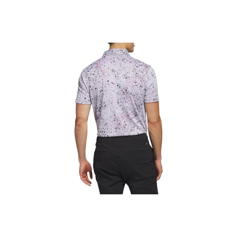 Adidas Polo Shirts Men Bright Fuchsia-2