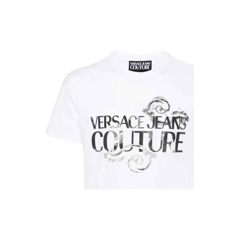 VERSACE JEANS COUTURE Logo Printed Crewneck T Shirt-5