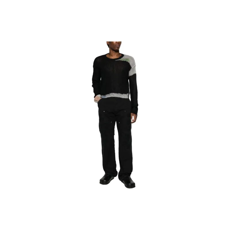 ECKHAUS LATTA Crew-neck Knitted Sweatshirt-1