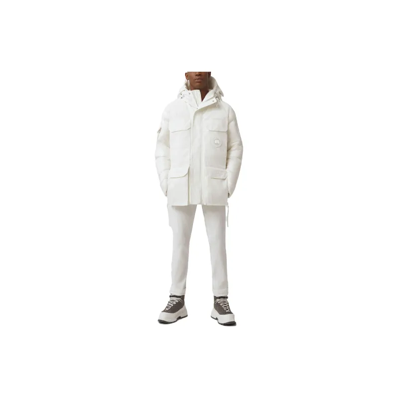 Canada Goose Humanature Series Coats Men's White-3