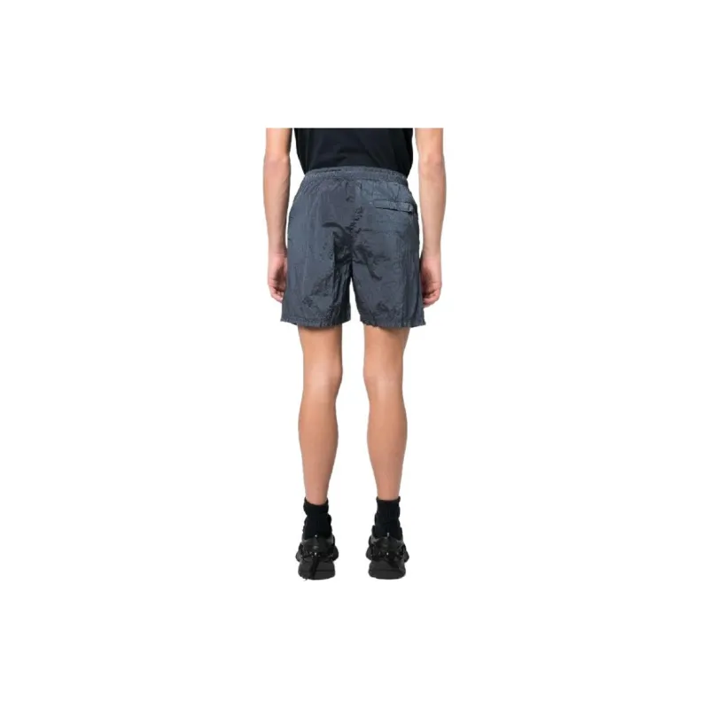 STONE ISLAND Logo embroidered Swim Shorts-2