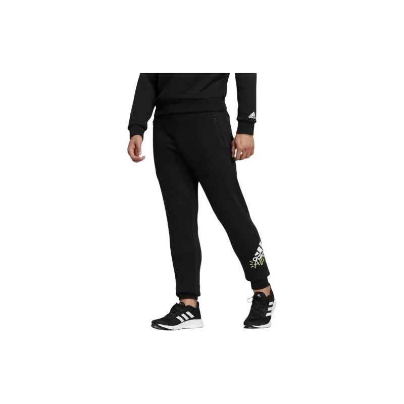 Adidas Knitted Sweatpants Men Black-5