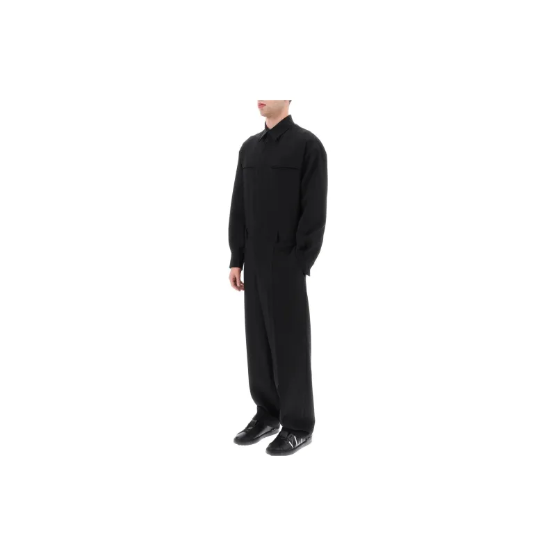 Valentino Jumpsuits Men Black-3