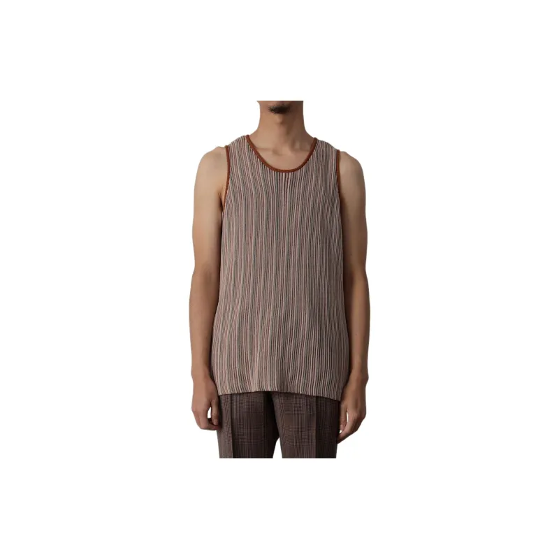 Beams Tank Tops Men Red-3