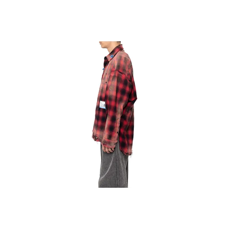 Maison Mihara Yasuhiro Shirts Men Red-5