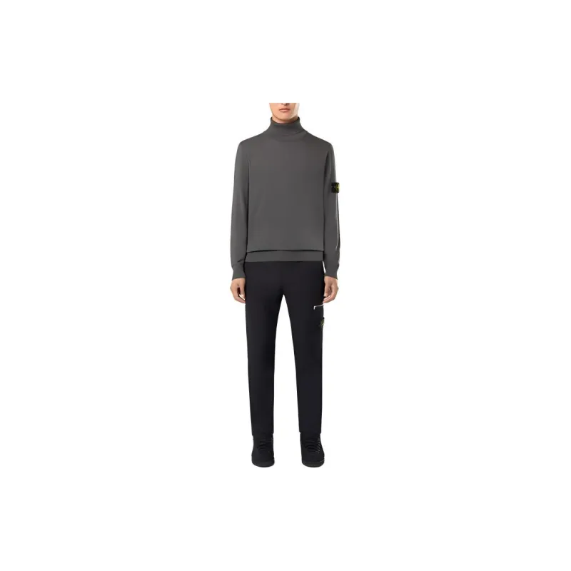 STONE ISLAND Logo Patch Cargo Pants-3