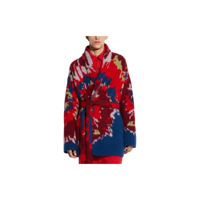 Ermenegildo Zegna X The Elder Statesman Intarsia Cashmere-wool Robe-6