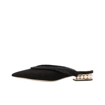 NICHOLAS KIRKWOOD Wrap-toe Slippers Women's Black