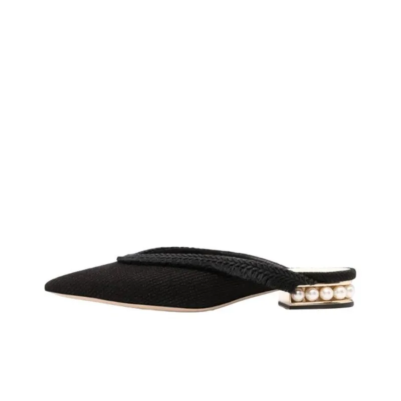 NICHOLAS KIRKWOOD Wrap-toe Slippers Women's Black-0