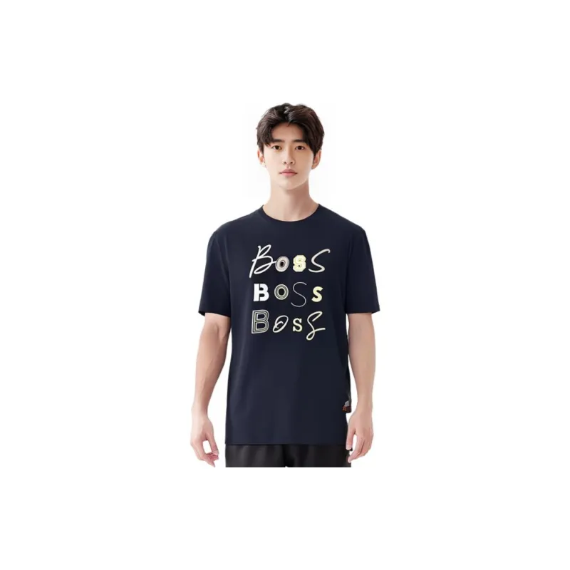 HUGO BOSS T Shirts Men Navy Blue-4