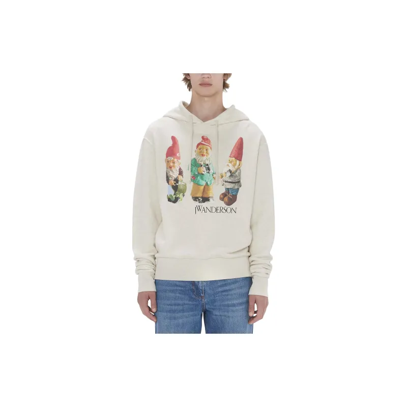 JW Anderson Gnome Trio Drawstring Hoodie-1