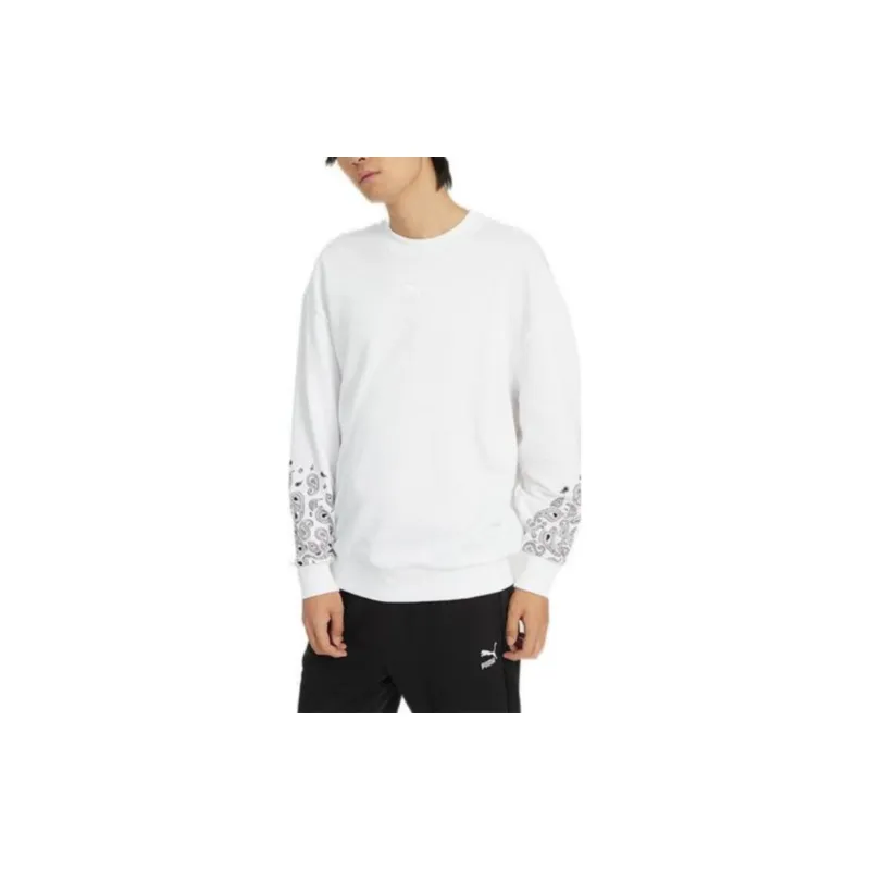 PUMA Sweatshirts Unisex White-2