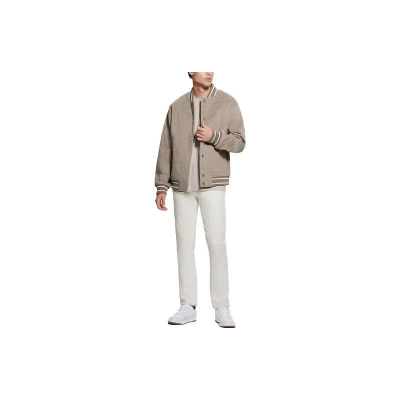 GUESS Jackets Men Brown-1