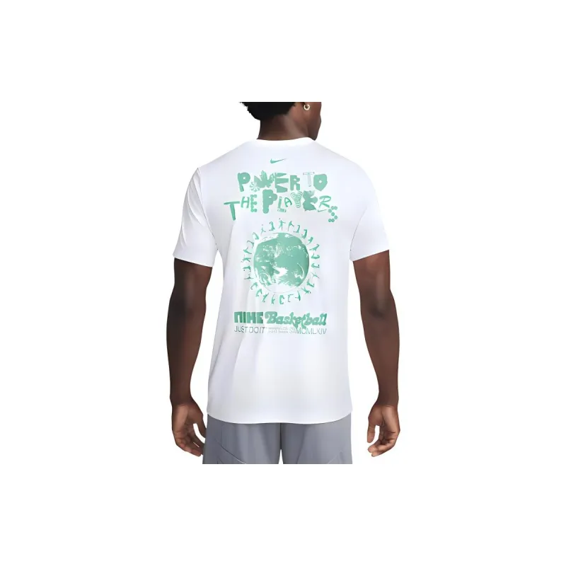 Nike Dri FIT T Shirt Men's White-3