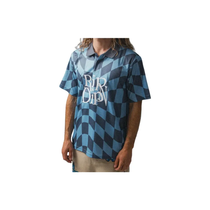 RIPNDIP Polo Shirts Men Blue-2