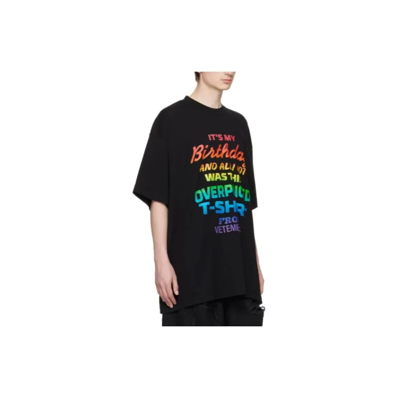 Vetements Overpriced Birthday T Shirt-3