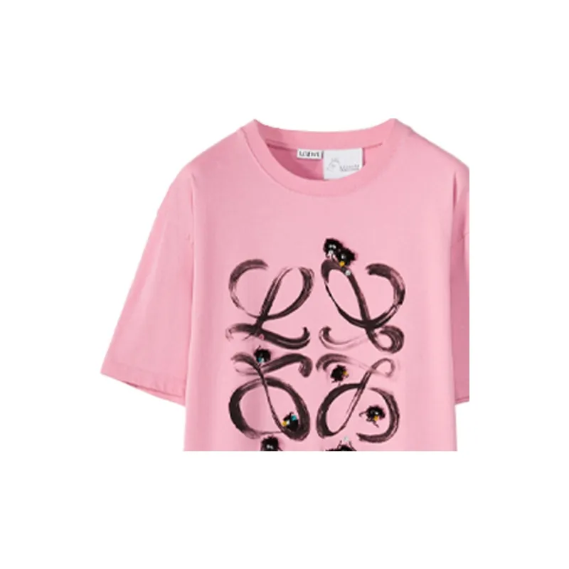 LOEWE Spirited Away SS22 T Shirt Men's Pink-4