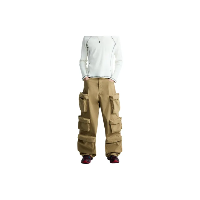 ZARA Cargo Pants Men Tan-2