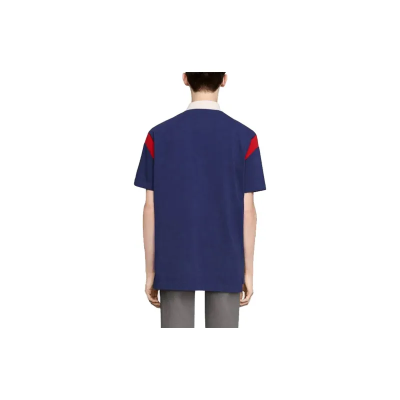 GUCCI Polo With Interlocking G Patch-4