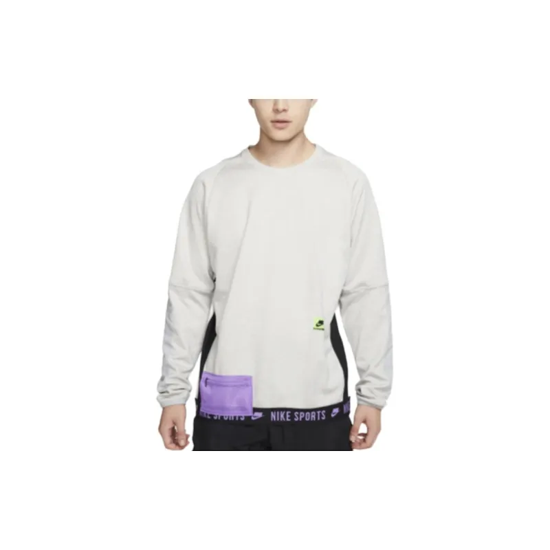 Nike Sweatshirts Men Heather Gray-1