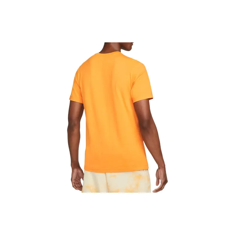Nike Set in Sleeve T Shirt Men's Yellow-3