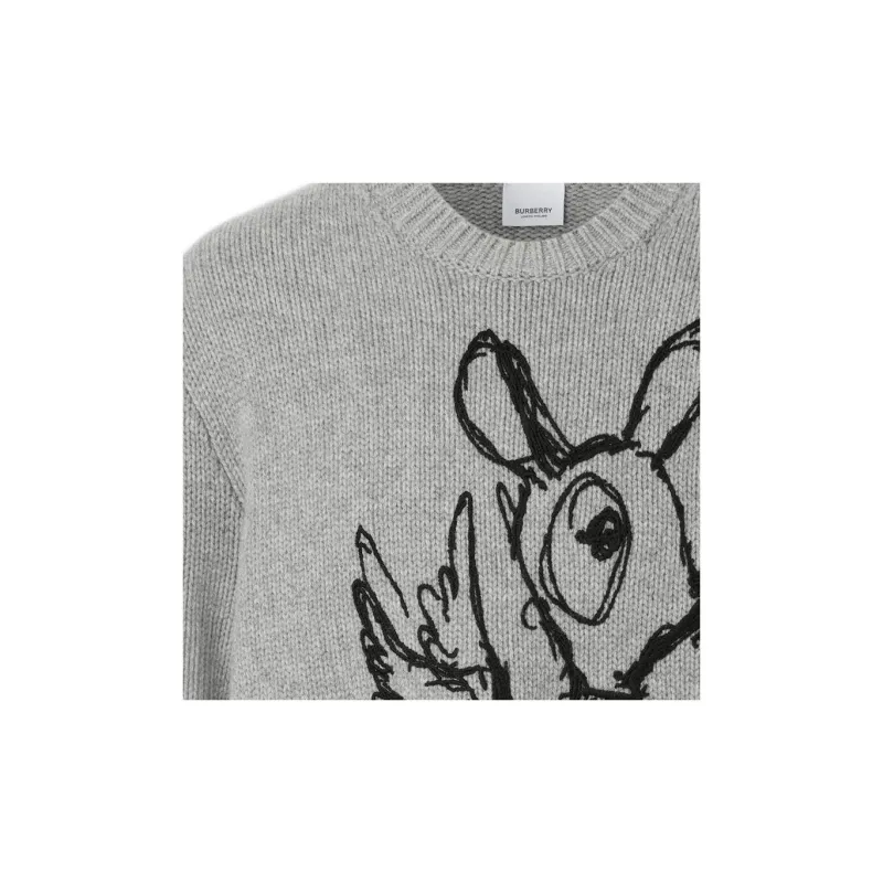 Burberry Knitwear Men's Deep Storm Gray-4