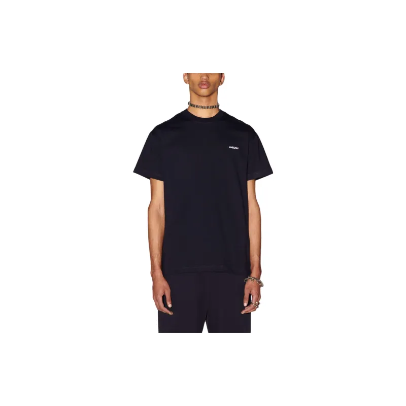 AMBUSH Logo Embroidered Crewneck T Shirt-2