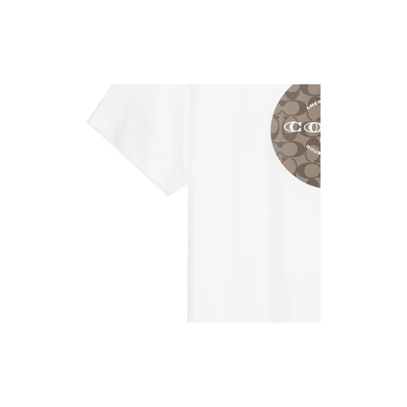 COACH T Shirts Men White-5