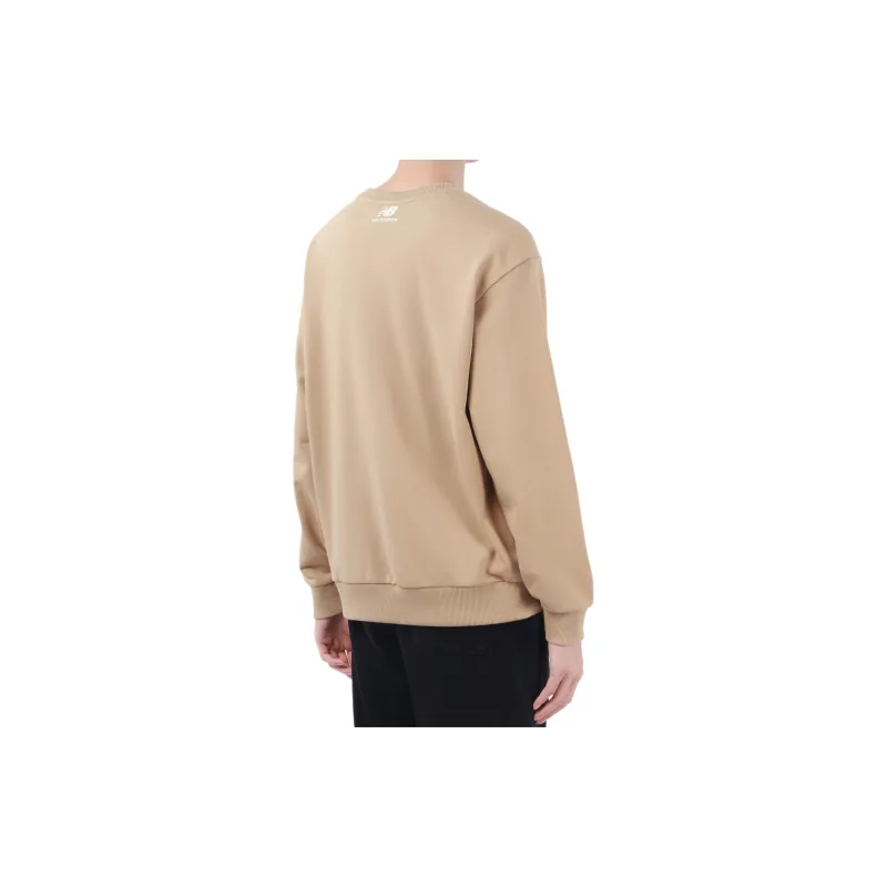 New Balance Sweatshirt Men's Khaki-4