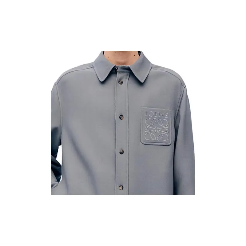 LOEWE Anagram Pocket Overshirt-3