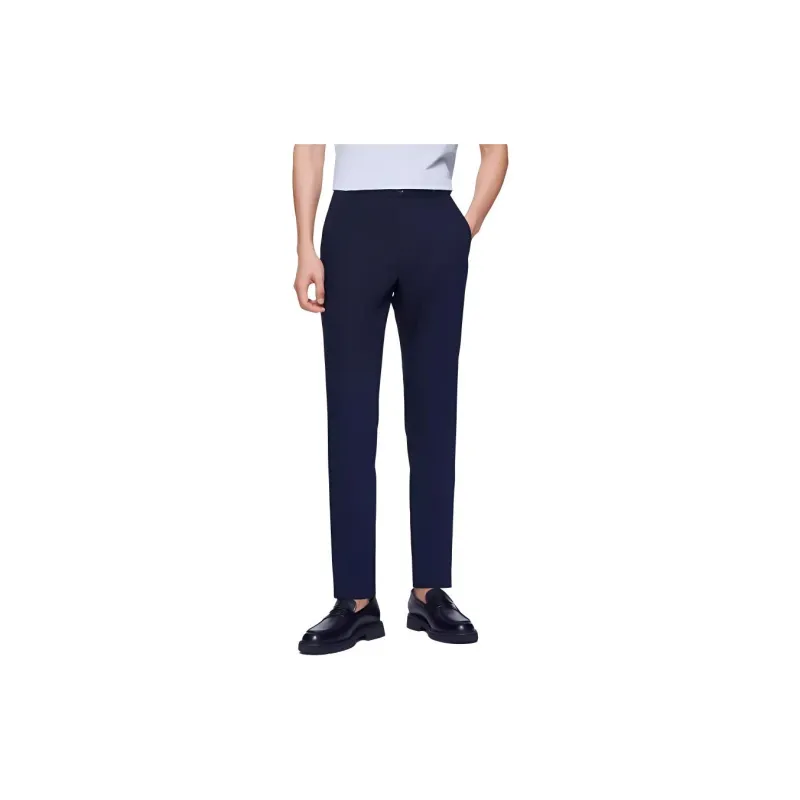 GOLDLION Casual Pants Men's Navy Blue-2