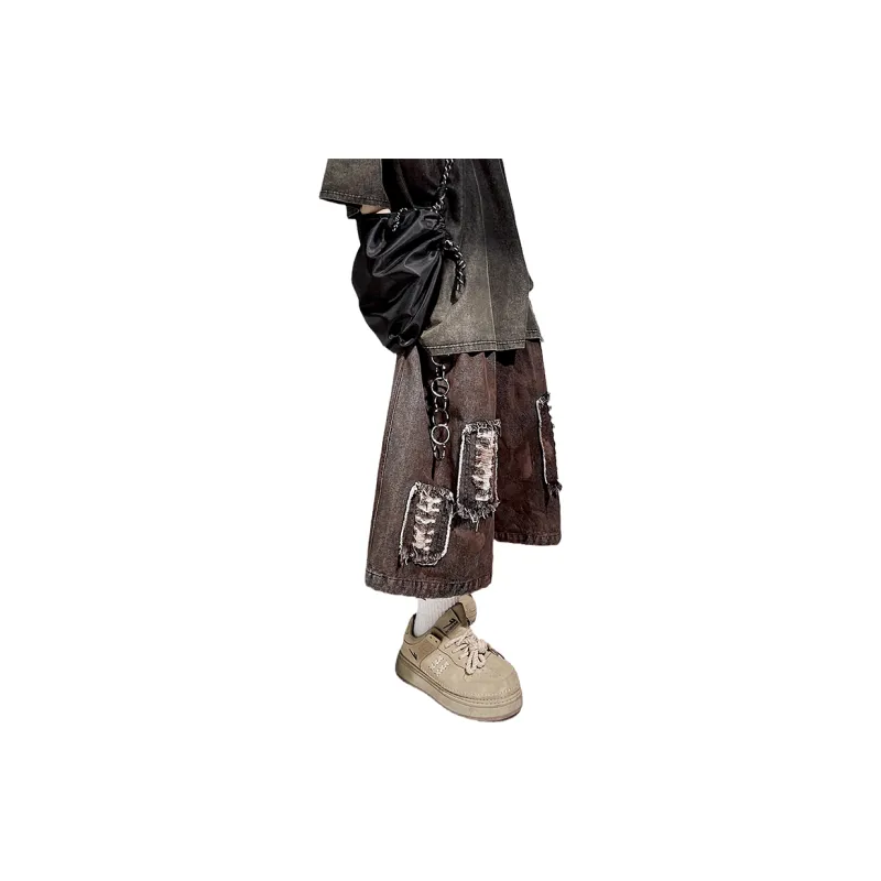 UUCSCC Denim Shorts Men's Black-18