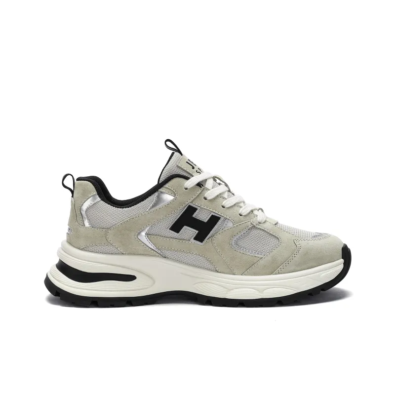 JEEP SPIRIT Chunky Sneakers Men Low Top Light Sandy-1