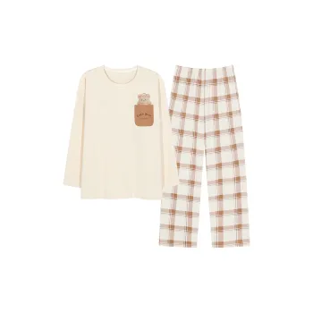 Mulong Family Pajama Set Women's Apricot